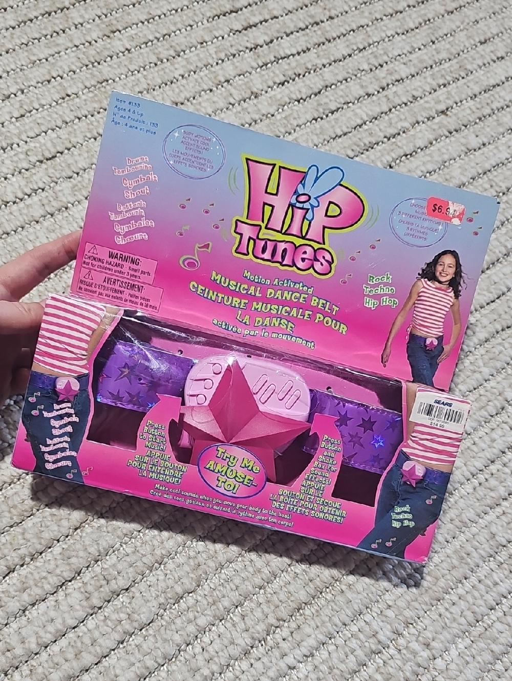 2004 Hip Tunes Motion Activated Music Dance Belt NIB